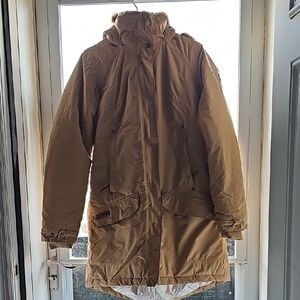 Women's Tan Hooded Jacket